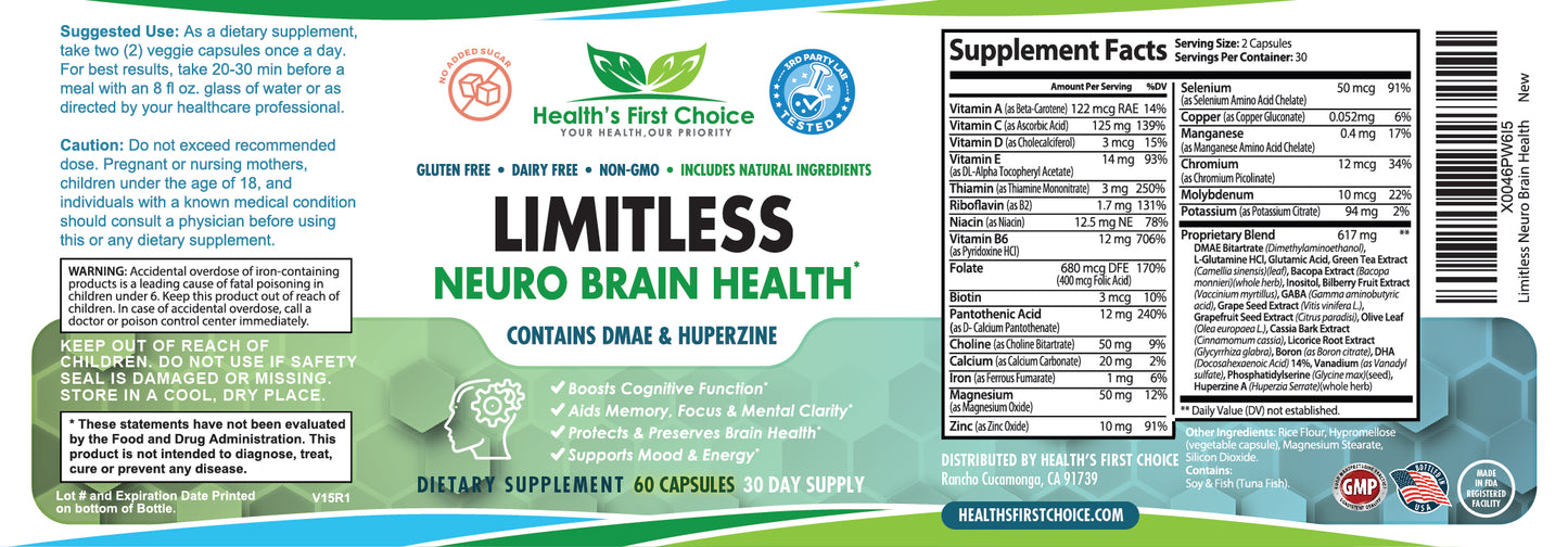 LIMITLESS NEURO BRAIN HEALTH